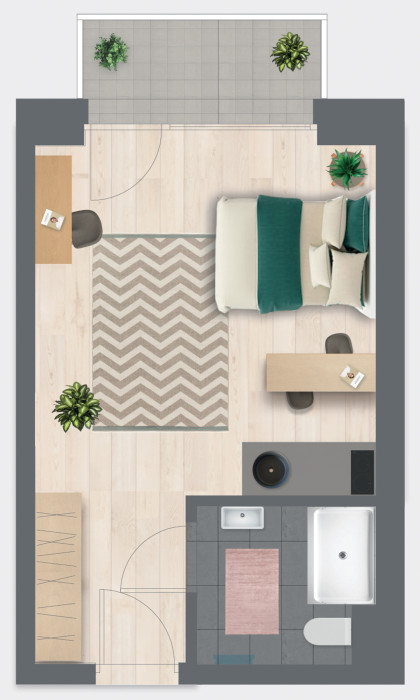 Photo of a typical apartment